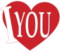 I love you lettering, postcard, Valentine\'s Day sticker, valentine
